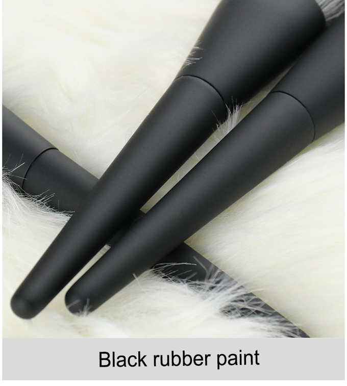 10pcs Premium Cosmetic Makeup Brush Set Cruelty Free Microcrystalline Hair Rubber Oil Processing(图2)